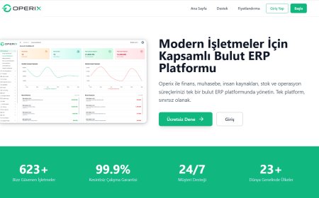 Operix ERP SaaS – Bulut ERP Çözümü